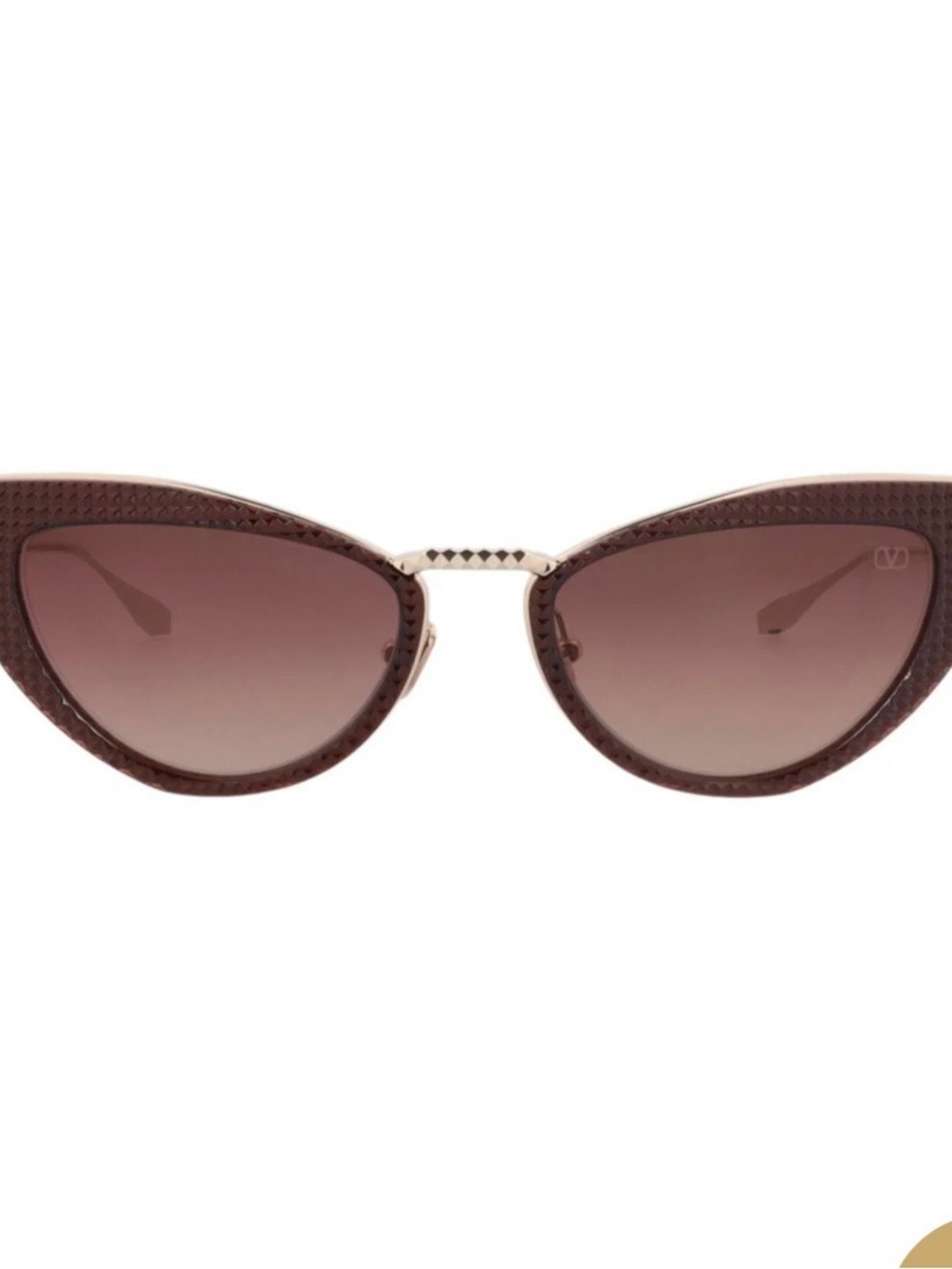 Valentino Brown Gradient Cat-Eye Women's Sunglasses